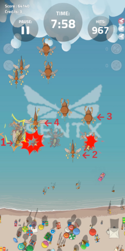 smackm beach stage high score attack