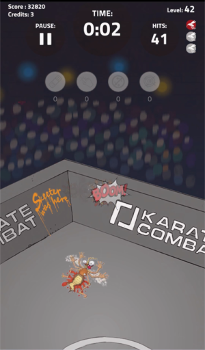 smackm karate stage knockout