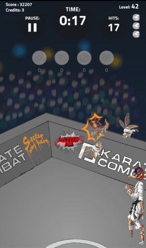 smackm karate stage side defence